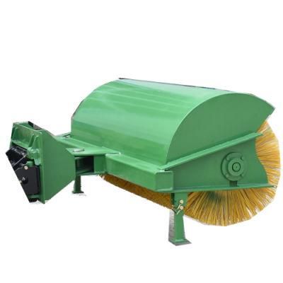 Snow Cleaning Equipment Skid Loader Attachments Rotaty Sweeper