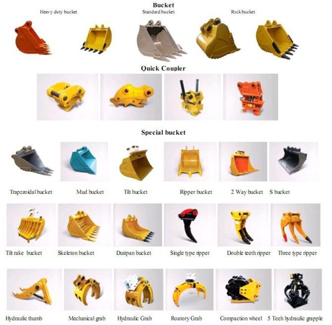 Construction Equipments Excavator All Parts Factory Direct Sell for Excavator Skeleton Bucket