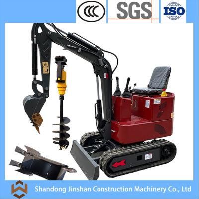 Chinese Construction Machinery 1-2t Mini Crawler Hydraulic Excavator for Sale