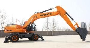 7 Ton Full Hydraulic Wheel Excavator with CE Certificate