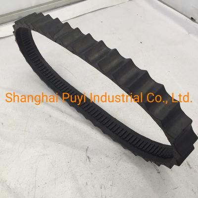 Rubber Tracks with Anti-Slip Design Metal Inside Size 60X15X33