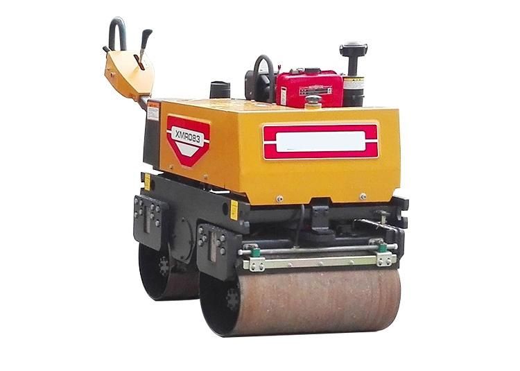 Xmr083 1 Ton Mini Walk Behind Vibratory Road Roller Compactor for Sale