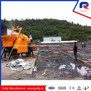 Pully Manufacture Original Kawasaki Main Pump Mobile Trailer Concrete Mixer Pump Hot Sale in Indonesia (JBT40-P)
