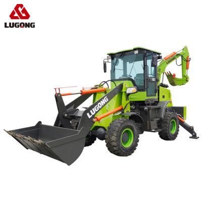 2.5 Ton Backhoe Loader Excavator Farm Tractor Compact 1cbm Loader Backhoe with Good Price