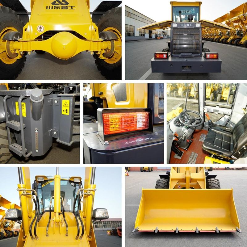China Lugong Small Container Construction Machinery Loader for Farm Garden Construction