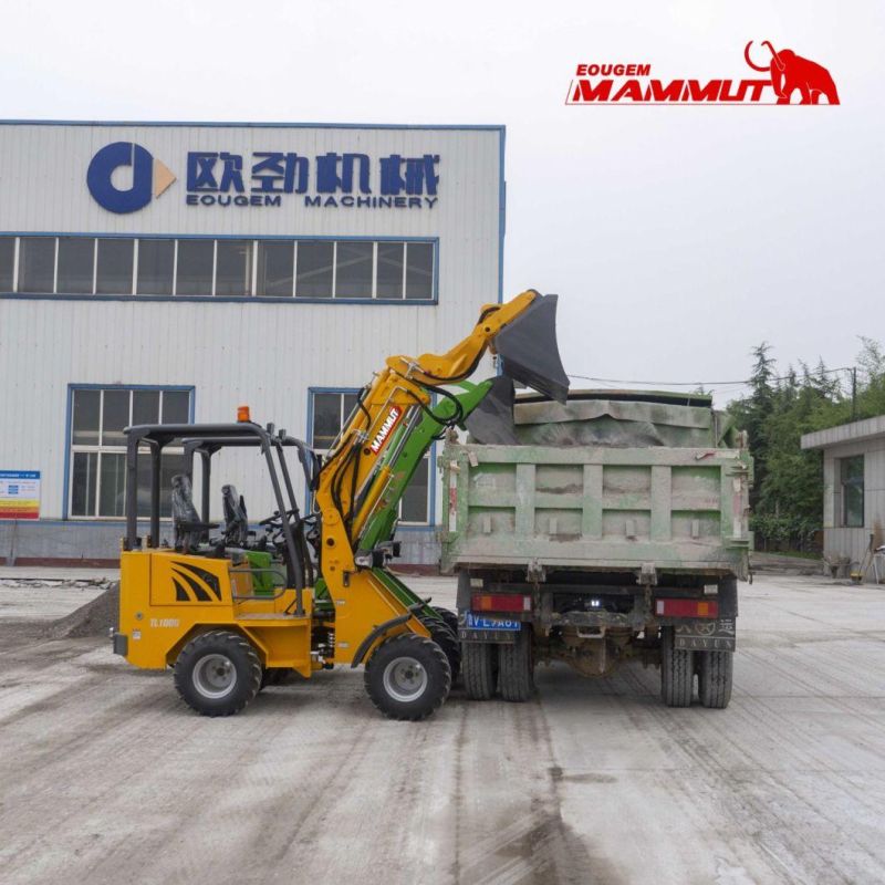 Tl1000 800kg Agricultural Telescopic Front End Wheel Loader