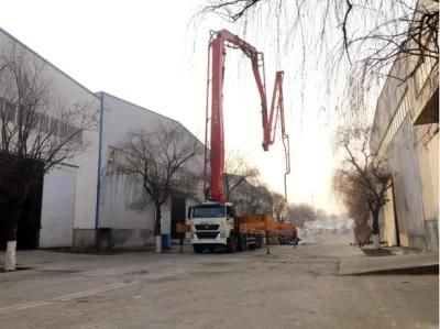 HOWO 8X4 Original 56m 58m 63m Concrete Diesel Pump Machine 58m Schwing Concrete Boom Pump Truck