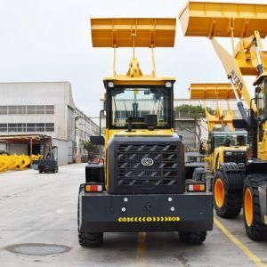 Small Tractor with Front End Bucket and Grapple Wheel Loader for Industrial and Farming Work