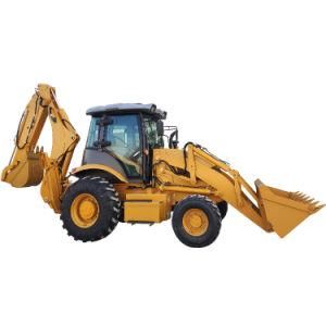 New Earthmoving Machinery Mini Backhoe Loader, China Comfortable High Quality Hydrostatic CE Certificate Mini Front End 2840kg Wheel Loader