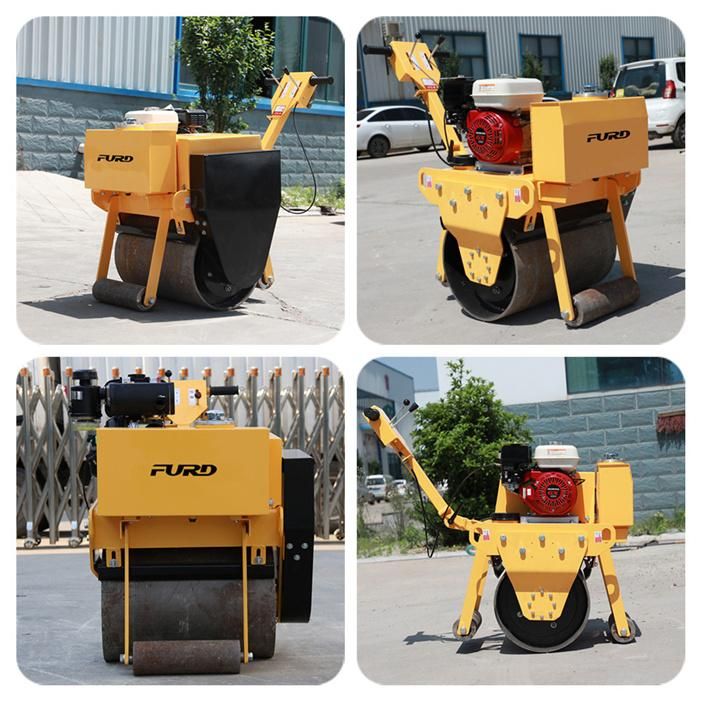 325kg Mini Vibration Compactor Machine Walk Behind Road Roller for Sale