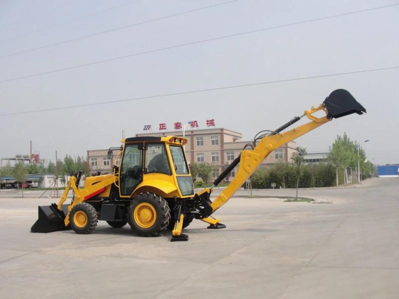 Nice Working Ztw30-25 Skid Steer Wheel Backhoe Loader