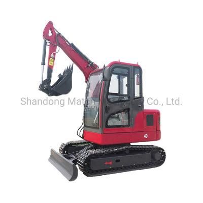 4000kg Digging Machinery Excavator Hydraulic Crawler Excavator Agricultural Hydraulic Excavator