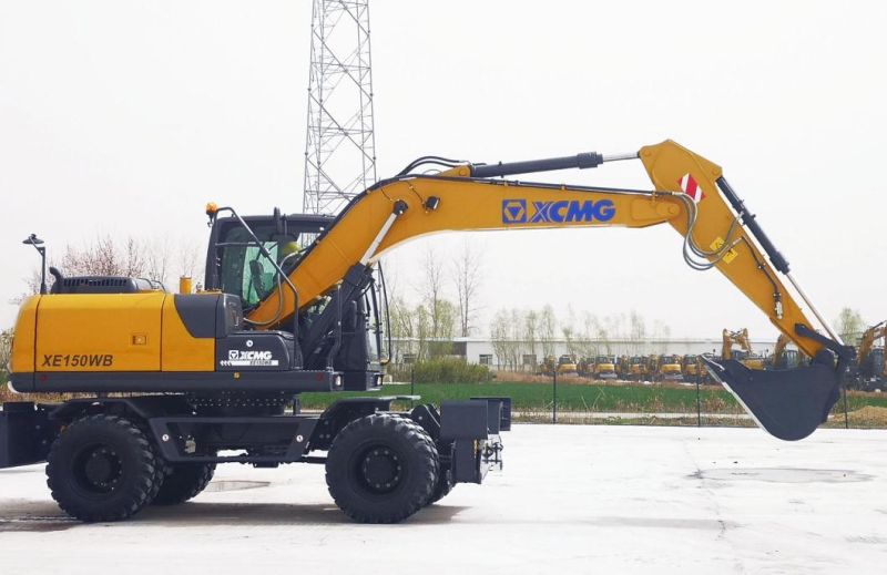 XCMG Wheel Excavator Xe150wb 15 Tons China Hydraulic Excavator Machine Price (more models for sale)