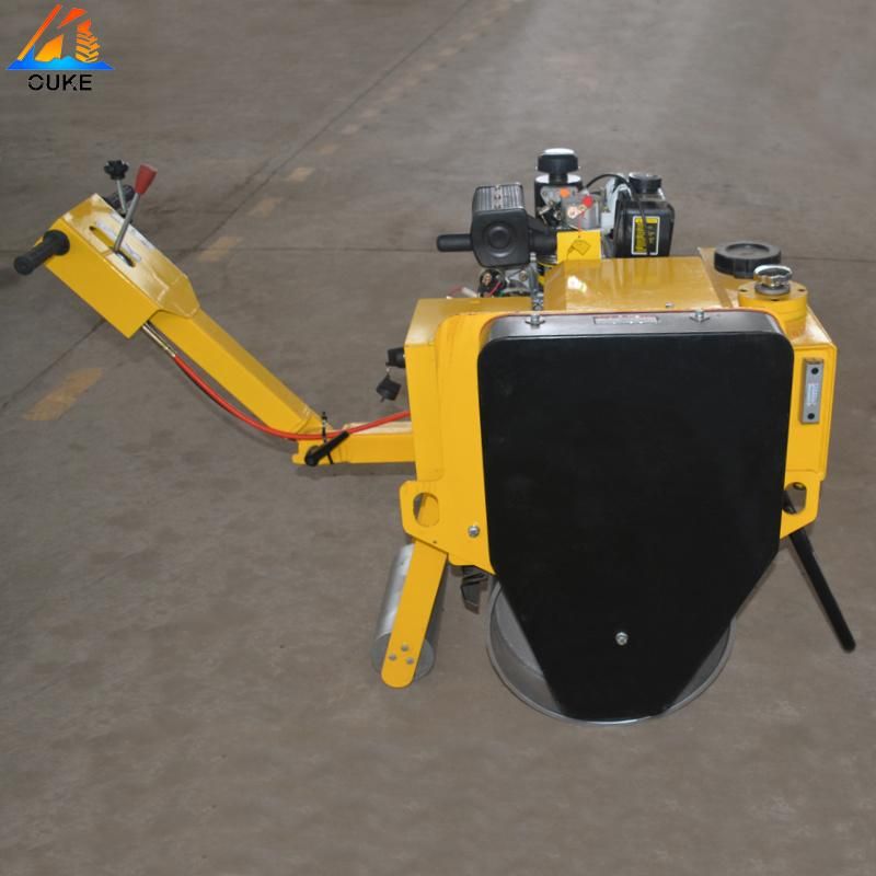 Single Wheel 600mm Width Walk Behind Road Roller