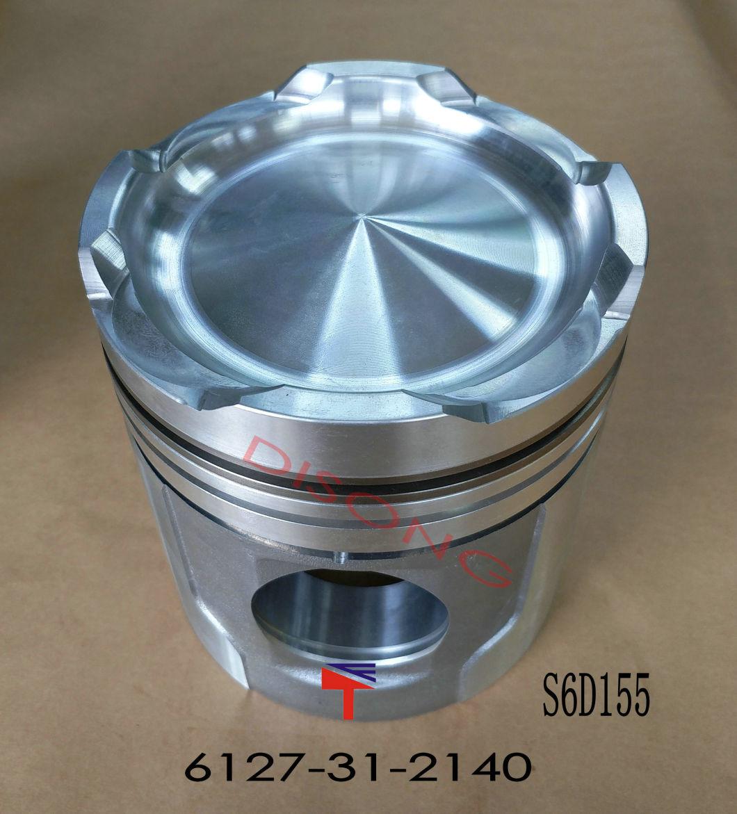 High-Performance Diesel Engine Engineering Machinery Parts Piston 6127-31-2140 for Engine Parts D155A S6d155 Generator Set