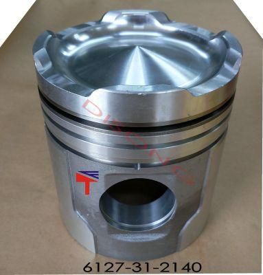 High-Performance Diesel Engine Engineering Machinery Parts Piston 6127-31-2140 for Engine Parts D155A S6d155 Generator Set
