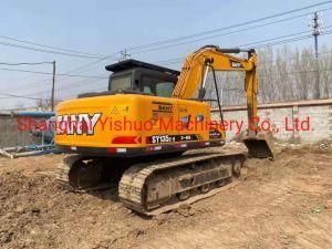 Sany Hydraulic Backhoe Isuzu Engine Model 135 Excavator