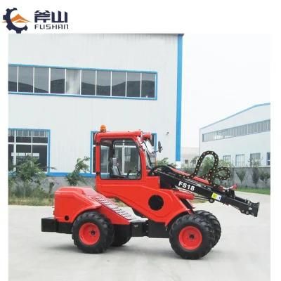 Taian Mini Articulated Wheel Loader with Optional Rear Hydraulic Output