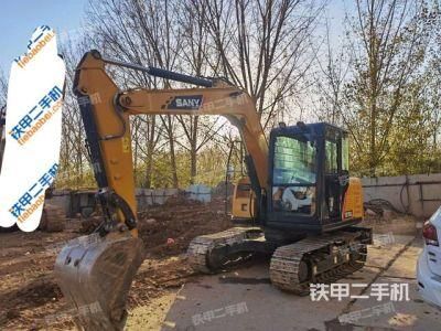 Used Mini Medium Backhoe Excavator Sany Sy75c Construction Machine Second-Hand