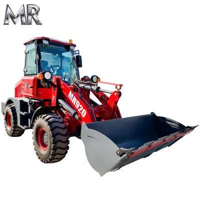 Chinese Manufacturer Mountain Raise Machinery Mr920e 1.5ton Small Wheel Loader