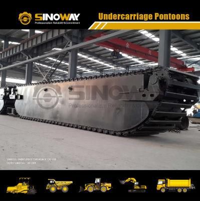 Amphibious Pontoon Undercarriage Amphibious Floating Excavator Undercarriage Pontoon for 20ton Excavators
