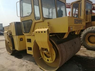 Original Double Drum Used Bomag Bw202ad-2 Compactor, 10t Bomag Roller