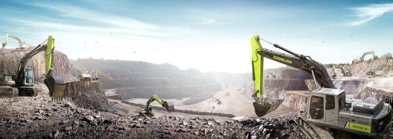 Zoomlion Official Manufacturer 21 Tons Cummins Engine Hydraulic Wheel Crawler Excavator for Earthwork Construction, Mining
