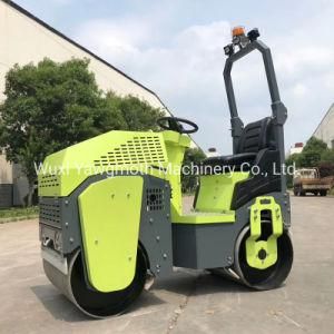 Walk Behind Diesel Engine Double Drum Road Roller