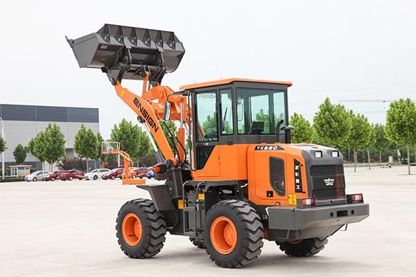 2 Ton Front Wheel Loader Chinese Brand Ensign Yx620 with Yuchai Engine