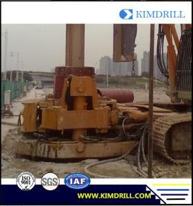Large Diameter Piling Machine Hydraulic Casing Oscillator Construction Pile Driver for 1900mm Casing Tube