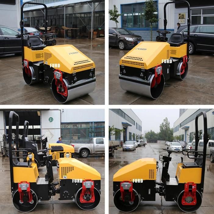 High Vibration Capacity 1 Ton Vibratory Baby Roller Compactor