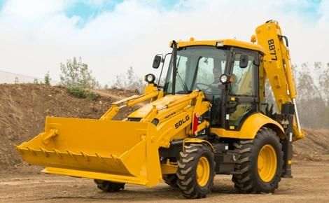 B877f China Made Good Performance Backhoe Loader