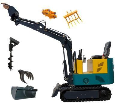 Wholesale 1000 Kg Agricultural Machinery Multifunctional Compact Electric Mini Crawler Excavator