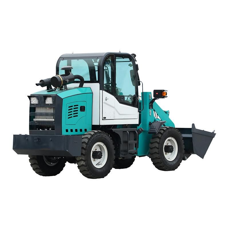 800kg 910 China Agriculture Articulated Mini Small Compact Farm Garden Tractor Wheel Front End Loader with CE/ISO