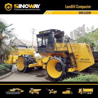 Popular 33ton Soil Compactor Trash Compactor Garbage Compactor Waste Compactor