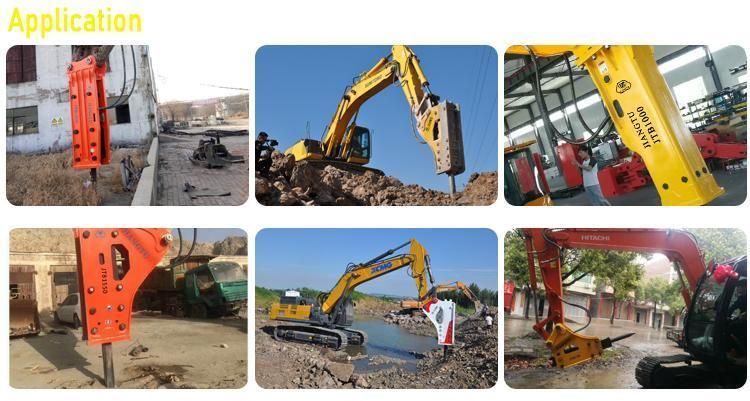 Hydraulic Breaker Concrete Rock Hammer with Chisel 140mm for 18-26 Tons Excavator