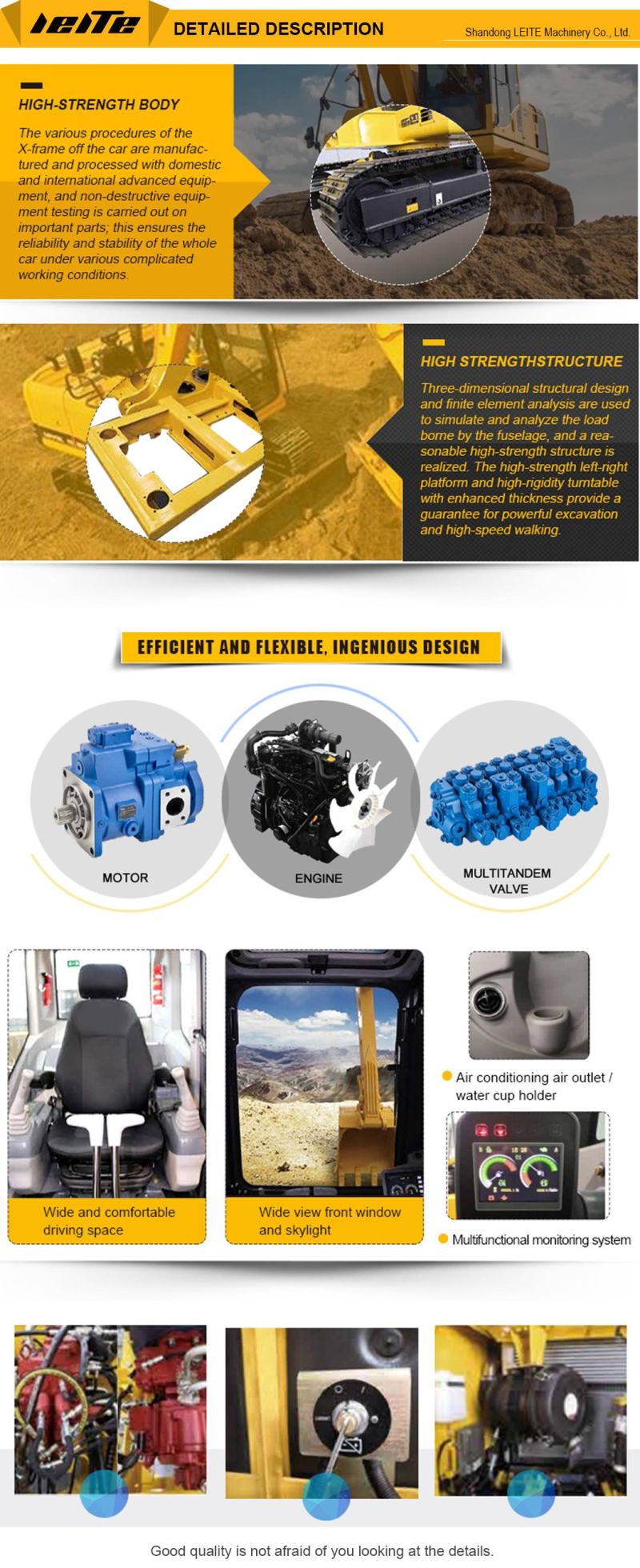 Top Brand 15 Ton Small Device Farming Digger Crawler Excavator Price