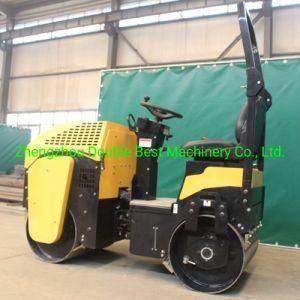 Walking Type Double Steel Wheel Hydraulic Drive Shake Road Roller