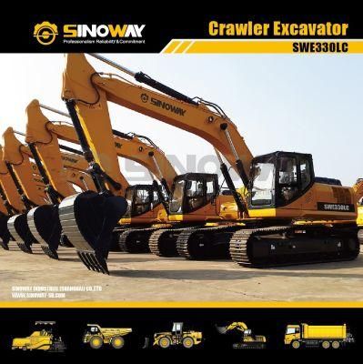 Good Quality 33 Ton Excavator Machine Swe330LC Chain Excavator