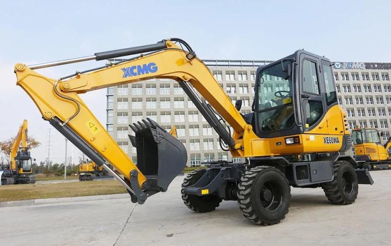 XCMG 6 Ton Small Bucket Wheel Excavator Xe60wb Made in China