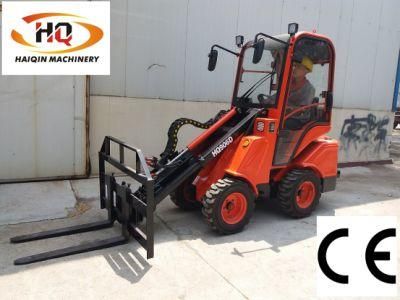 China Top One Brand Avant Mini Loader (HQ906D) with Pallet Fork