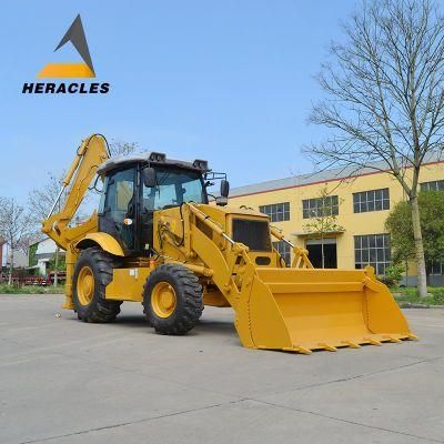 Hot Sale Machinerybackhoe Loader with Auger Drilling Rig