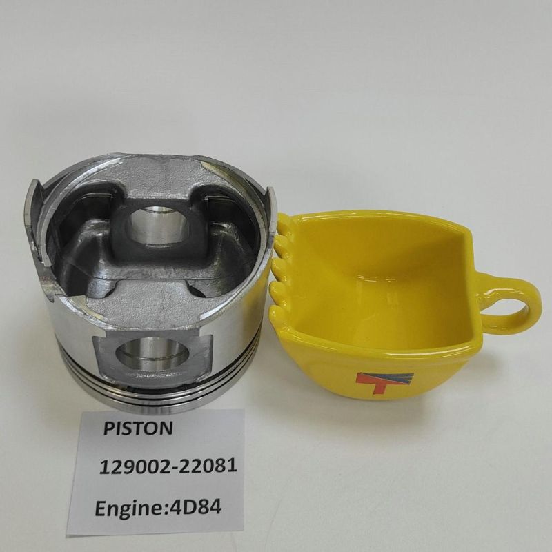 High-Performance Diesel Engine Engineering Machinery Parts Piston 129002-22081 for Engine Parts 4D84 PC30mr-1/3D84 Generator Set