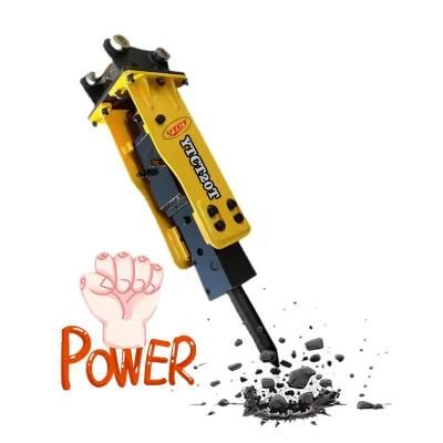Hydraulic Breaker and Construction Hammer with Chisel Diameter 75 mm