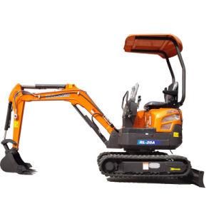 China Cheap Digger Excavators Small Hydraulic Crawler Excavator 1.4 Ton New Agricultural for Sale