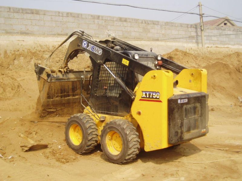 XCMG Xt750 Chinese New 1 Ton Mini Multifunction Skid Steer Loader