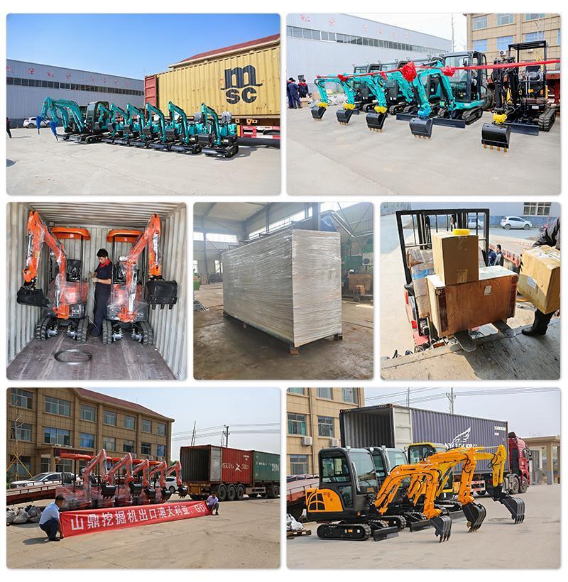 China Mini Excavators 1600kg with CE Euro 5 EPA Construction Equipment Crawler Hydraulic Machines with Yanmar Kubota Engine Small Track Digger for Sale