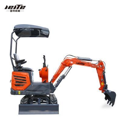 New Hydraulic 1.0 Ton 1000 Kg Mini Excavator Is Suitable for High Efficiency of Construction Engineering
