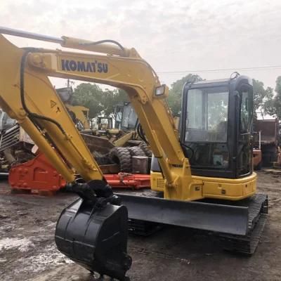 Used 90% Brand New Komatsu PC55mr Mini Crawler Excavator Secondhand Hydraulic PC55mr Mini Track Digger on Sale.