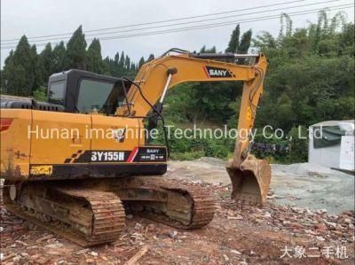 Secondhand Hydraulic Competitive Price Excavator Sy135 Small Excavator Good Working for Sale